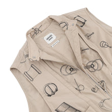 Load image into Gallery viewer, HERMES Cahiers du Colporteur Jacket Size 36 Beige6H0157DN Cotton Polyester
