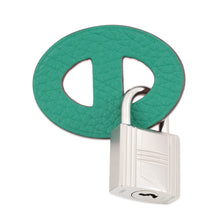 将图像加载到图库查看器中，HERMES Petit H Maillon Enchaîné Green/Orange Calf Leather
