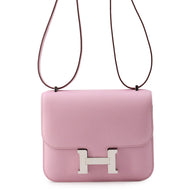 HERMES Constance 3 Mauve Sylvestre Epsom Size Mini