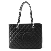 将图像加载到图库查看器中，CHANEL GSTTote Bag BlackA50995 Caviar Leather
