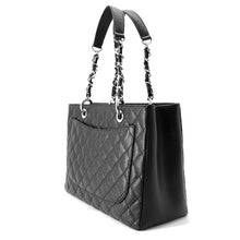 将图像加载到图库查看器中，CHANEL GSTTote Bag BlackA50995 Caviar Leather
