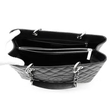 将图像加载到图库查看器中，CHANEL GSTTote Bag BlackA50995 Caviar Leather
