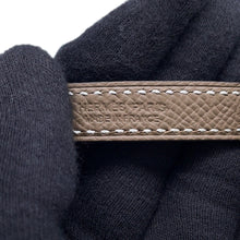 Load image into Gallery viewer, HERMES Belt buckle mini H &amp; reversible belt 13 Size 85 Black/Etoupe Epsom Swift Leather
