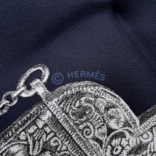 Load image into Gallery viewer, HERMES Carre Nous Sommes Inséparables (Inseparable Friends) Size 90 Caban/Anthracite/Claim004149S Silk100%
