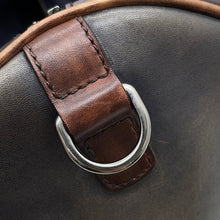 Load image into Gallery viewer, Berluti Boston Jour Off Gray/Brown Venice Gloria Calf Leather Size MM
