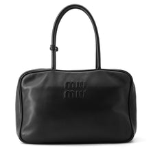 Load image into Gallery viewer, MIUMIU Bo Bag Black5BB117 Leather Size Large
