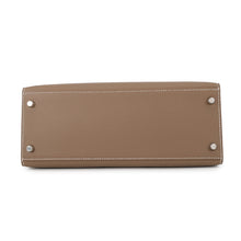 将图像加载到图库查看器中，HERMES Kelly Sellier Etoupe Epsom Size 28
