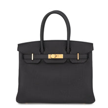 将图像加载到图库查看器中，HERMES Birkin Black Togo Leather Size 30
