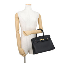 将图像加载到图库查看器中，HERMES Birkin Black Togo Leather Size 30
