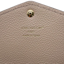 将图像加载到图库查看器中，LOUIS VUITTON Portefeuille Sarah NM Tourterelle/ClaimM81049 Monogram Empreinte Leather
