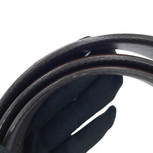 将图像加载到图库查看器中，Berluti Versatile Reversible Belt Size 95 Cigarette/Black56277 Venice Calf Leather
