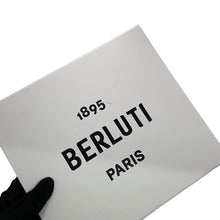 将图像加载到图库查看器中，Berluti Versatile Reversible Belt Size 95 Cigarette/Black56277 Venice Calf Leather
