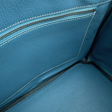 将图像加载到图库查看器中，HERMES Birkin Blue Jean Epsom Size 30
