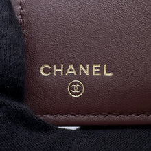 将图像加载到图库查看器中，CHANEL Matelasse Timeless Classics Tri-fold Wallet Small Flap Wallet BlackAP0229 Caviar Leather
