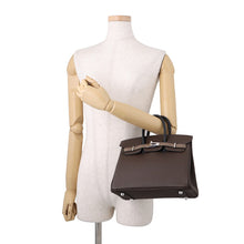 Load image into Gallery viewer, HERMES Birkin tricolor Ecorce/Black/Etoupe Epsom Size 25
