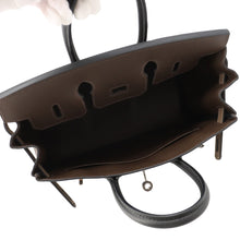 Load image into Gallery viewer, HERMES Birkin tricolor Ecorce/Black/Etoupe Epsom Size 25
