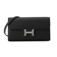 HERMES Constance to Go Black Epsom