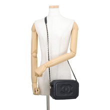 Load image into Gallery viewer, CHANEL Octagon CC Logo Chain Shoulder Bag Black Lambskin
