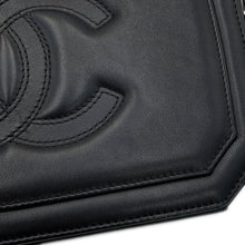 Load image into Gallery viewer, CHANEL Octagon CC Logo Chain Shoulder Bag Black Lambskin
