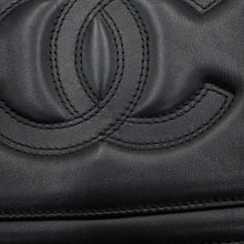Load image into Gallery viewer, CHANEL Octagon CC Logo Chain Shoulder Bag Black Lambskin

