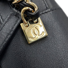 Load image into Gallery viewer, CHANEL Octagon CC Logo Chain Shoulder Bag Black Lambskin
