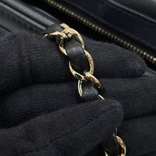 Load image into Gallery viewer, CHANEL Octagon CC Logo Chain Shoulder Bag Black Lambskin
