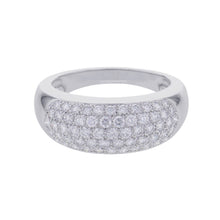 Load image into Gallery viewer, Van Cleef &amp; Arpels Evolution Pave Diamond Ring Size 60/#20 18K White Gold
