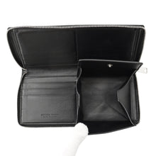 Load image into Gallery viewer, Bottega Veneta Maxi INTRECCIATO Cassette Slim Zip-Around Wallet Black708612VBWD28803 Lambskin
