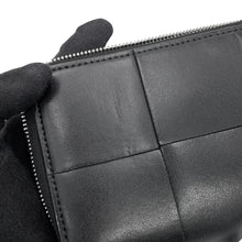Load image into Gallery viewer, Bottega Veneta Maxi INTRECCIATO Cassette Slim Zip-Around Wallet Black708612VBWD28803 Lambskin
