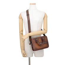 Load image into Gallery viewer, Berluti Calligraphy Jules Gulliver 2-Way Handbag Brown Leather
