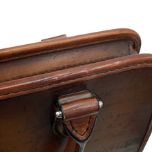 Load image into Gallery viewer, Berluti Calligraphy Jules Gulliver 2-Way Handbag Brown Leather
