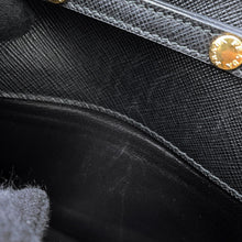 将图像加载到图库查看器中，PRADA Shoulder wallet Black1M1361 Saffiano LeatherLeather
