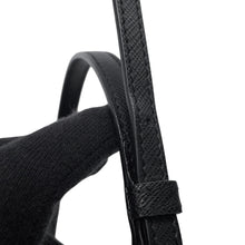 将图像加载到图库查看器中，PRADA Shoulder wallet Black1M1361 Saffiano LeatherLeather
