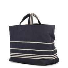 Load image into Gallery viewer, CHANEL CC Logo Tote Bag NavyA92240 Denim Leather
