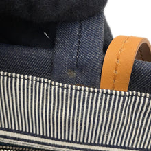 Load image into Gallery viewer, CHANEL CC Logo Tote Bag NavyA92240 Denim Leather
