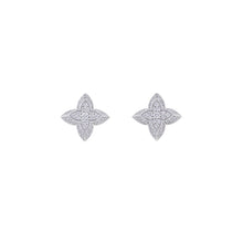 将图像加载到图库查看器中，LOUIS VUITTON LV Diamond Earrings Double RoundQ06400 18K White Gold
