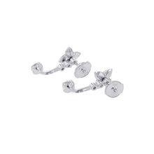将图像加载到图库查看器中，LOUIS VUITTON LV Diamond Earrings Double RoundQ06400 18K White Gold

