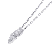 将图像加载到图库查看器中，LOUIS VUITTON LV Diamond Pendant Double RoundQ03000 18K White Gold
