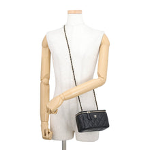 Load image into Gallery viewer, CHANEL Matelasse Vanity ChainShoulder Bag BlackAP1341 Caviar Leather
