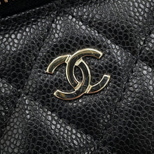 Load image into Gallery viewer, CHANEL Matelasse Vanity ChainShoulder Bag BlackAP1341 Caviar Leather
