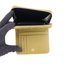 Load image into Gallery viewer, SAINT LAURENT PARIS Compact Zip Around Wallet Green668936 Leather
