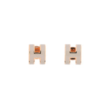 Load image into Gallery viewer, HERMES Pop Ash Earrings Size Mini Marong rasse Gold Plated Lacquer
