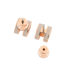 Load image into Gallery viewer, HERMES Pop Ash Earrings Size Mini Marong rasse Gold Plated Lacquer
