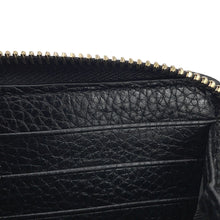 Load image into Gallery viewer, GUCCI Soho Interlocking G Zip Around Long Wallet Cloth Black598187 A7M0G 1000 Leather

