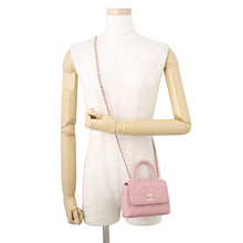 Load image into Gallery viewer, CHANEL Matelasse Coco Handle 2WAYHandbag PinkAP4244 Caviar Leather Size Mini mini
