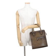 Load image into Gallery viewer, Berluti Premier Jules 2WAY Handbag Khaki Cabascrit Leather
