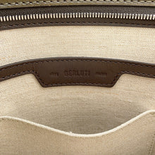 Load image into Gallery viewer, Berluti Premier Jules 2WAY Handbag Khaki Cabascrit Leather
