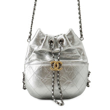 Load image into Gallery viewer, CHANEL Gabriel ChainShoulder Bag SilverA98787 Leather
