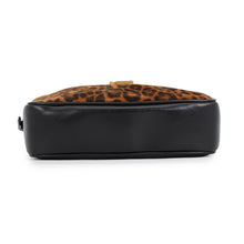 将图像加载到图库查看器中，SAINT LAURENT PARIS Lu Camera Shoulder Bag Brown/Black612542 Suede leather
