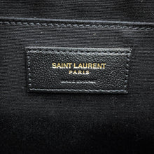将图像加载到图库查看器中，SAINT LAURENT PARIS Lu Camera Shoulder Bag Brown/Black612542 Suede leather
